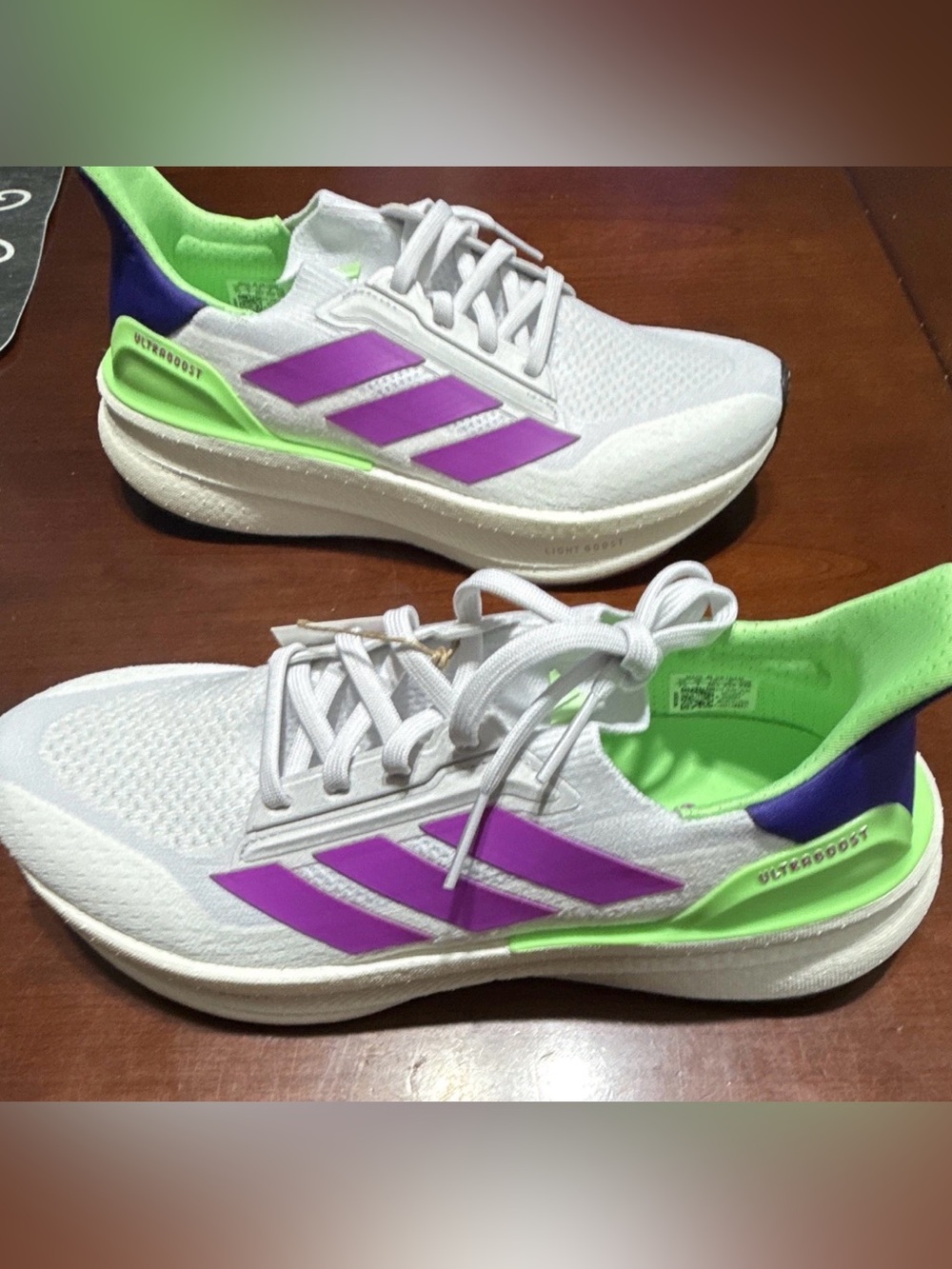Adidas Ultraboost 5X Grey/Lime JQ8082 - US 7.5 Men / 8.5 Women
